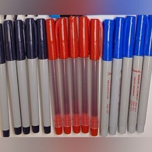 30 new Sharpie Permanent Markers Red, Black, Blue